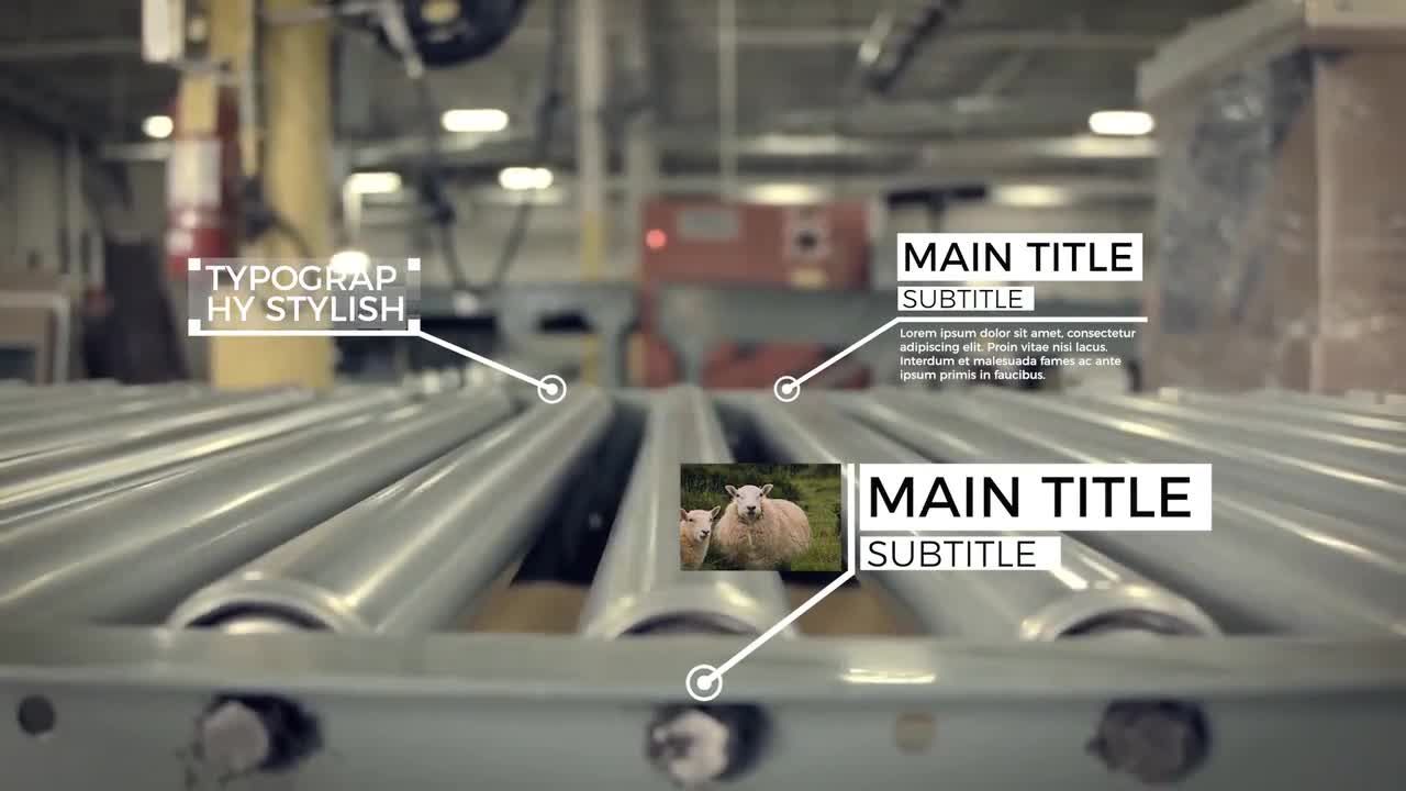 15个时尚简洁独特的标注标题动画素材库推荐PR模板