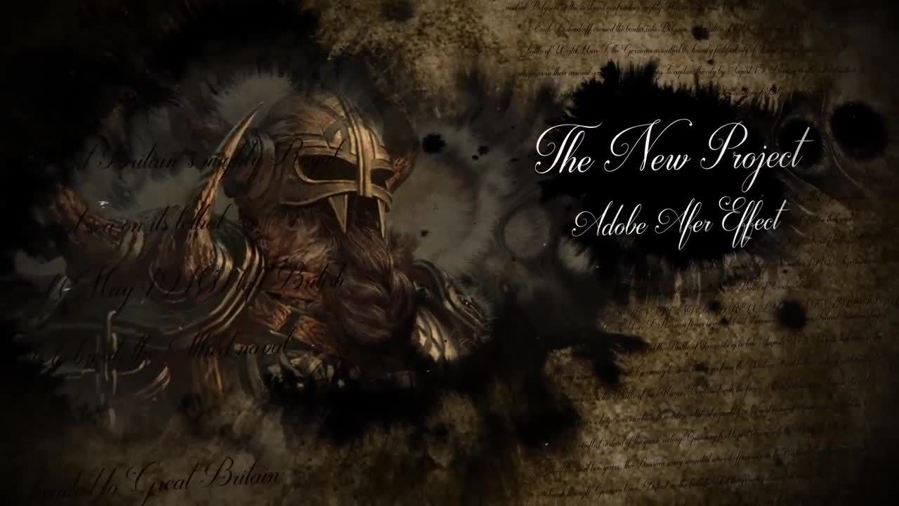 电影级水墨晕染遮罩特效素材库精选AE模板开场动画