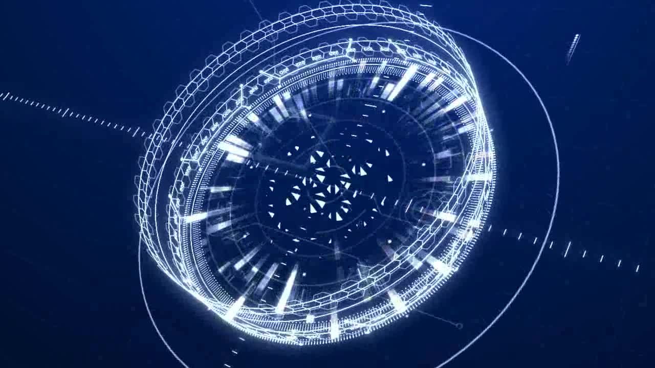 产品促销动画Futurustic徽标ae模板