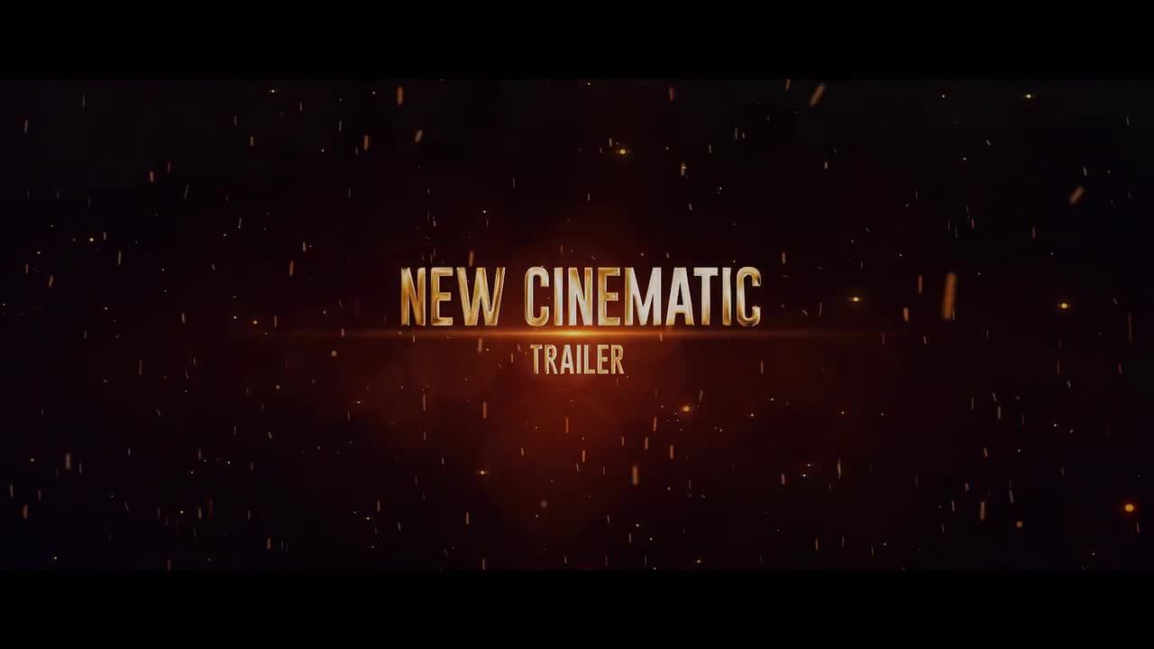 新潮的电影片名过渡效果素材库精选AE模板