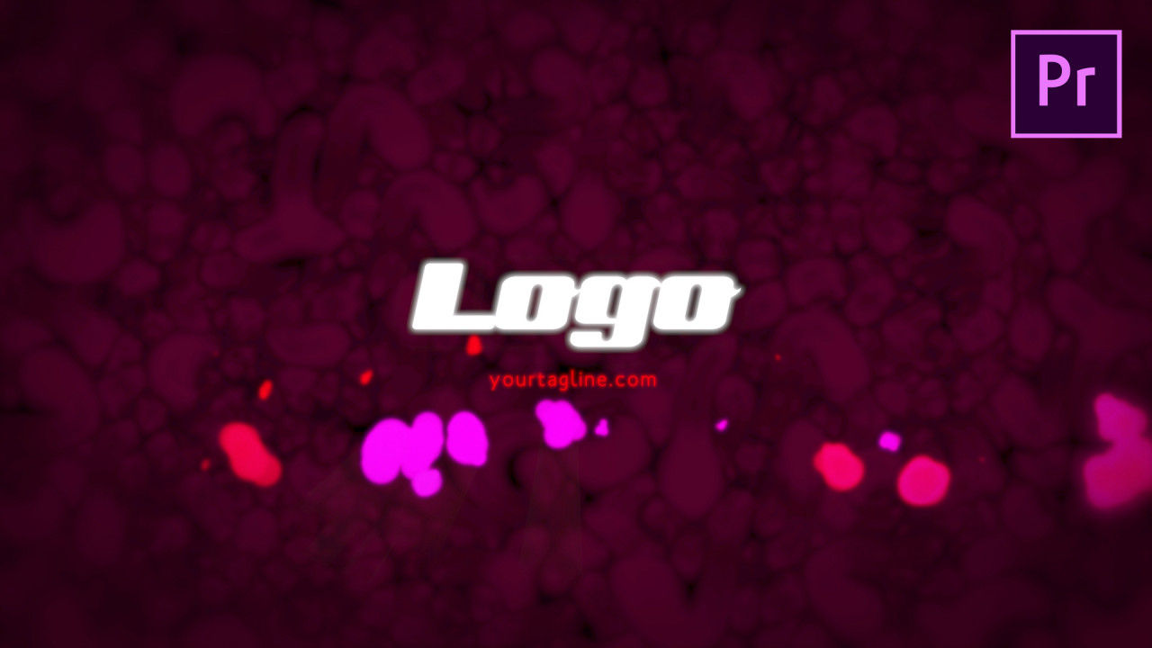 浪漫电影徽标显示素材库推荐PR模板