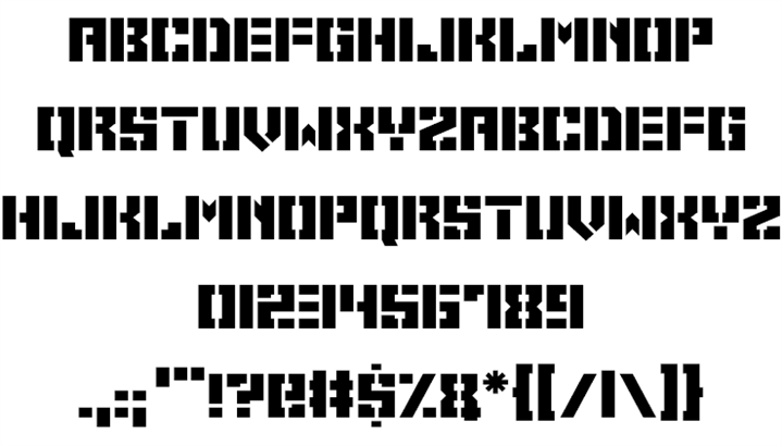 Space Cadets font插图1