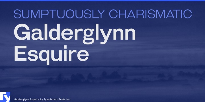 Galderglynn Esquire Font Family素材之家精选英文字体