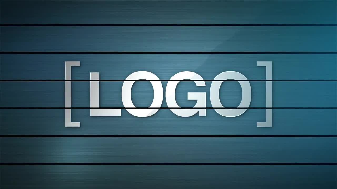 AE面板旋转效果徽标模板Panel Logo