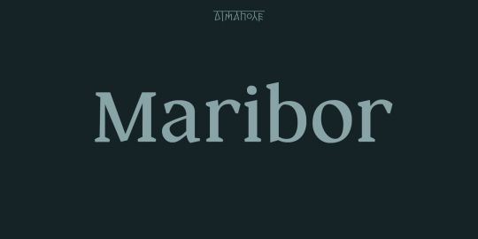 Maribor Font Family素材之家精选英文字体
