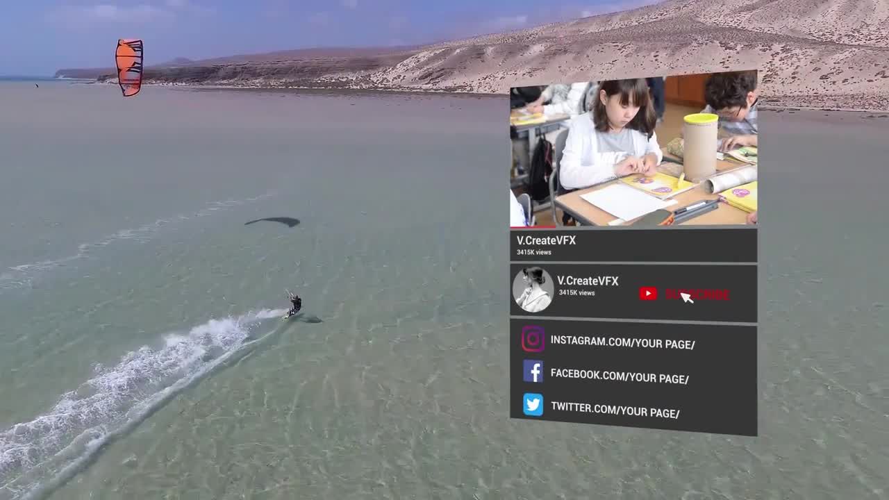 整洁的Youtube视频订阅者促销素材库精选AE模板