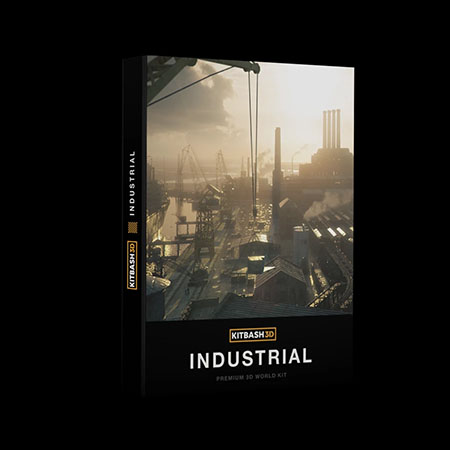 码头工厂场景素材之家精选3D模型