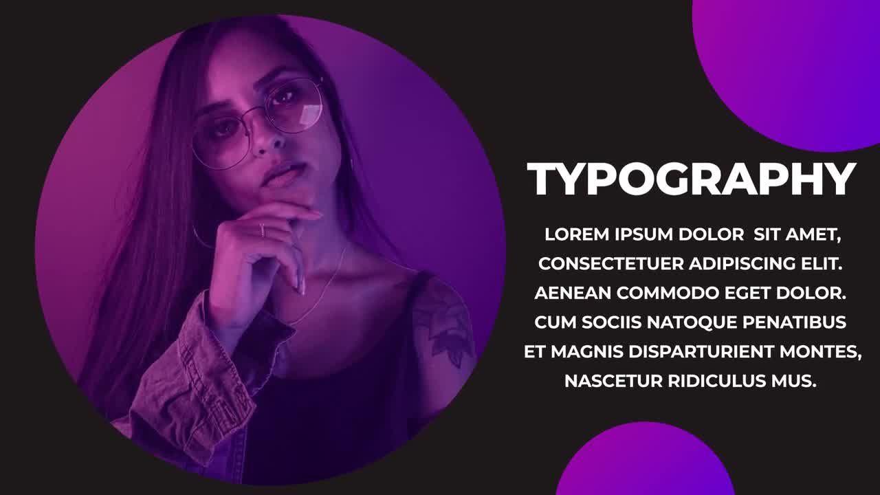 一种超现代的板式标题素材库精选AE模板