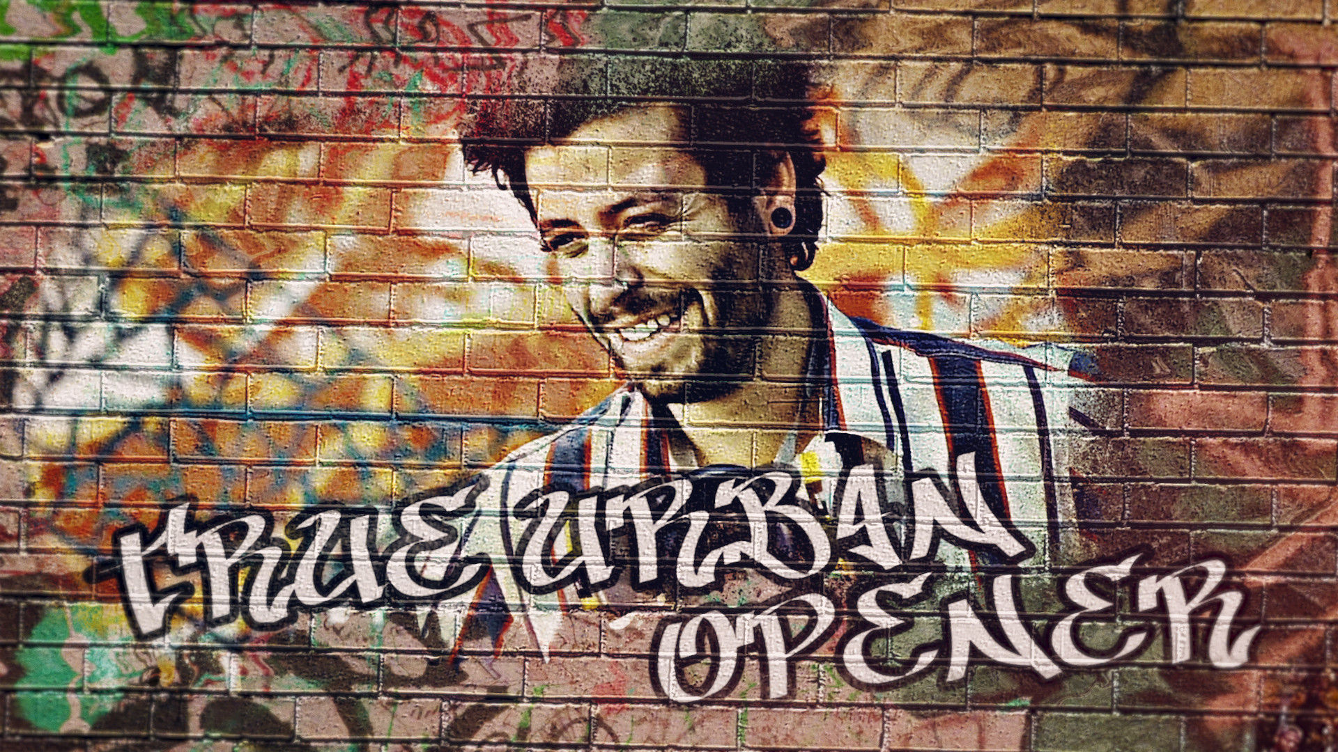 涂鸦风格的城市开启者Pr模板