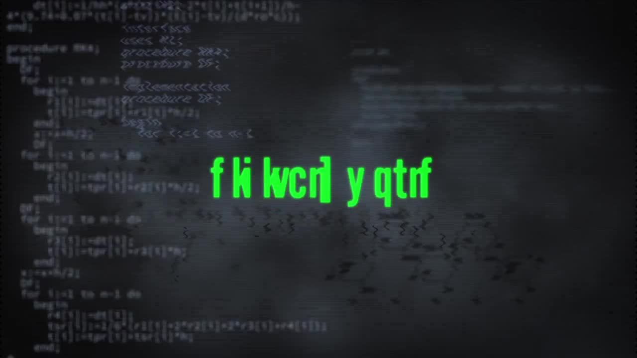 时尚活力独特的代码行展示徽标素材库精选AE模板
