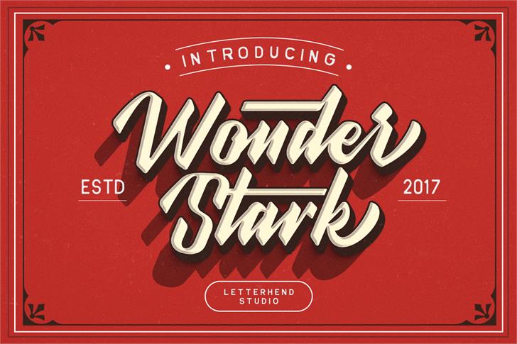 Wonder Stark DEMO font插图1 Wonder Stark DEMO font插图1