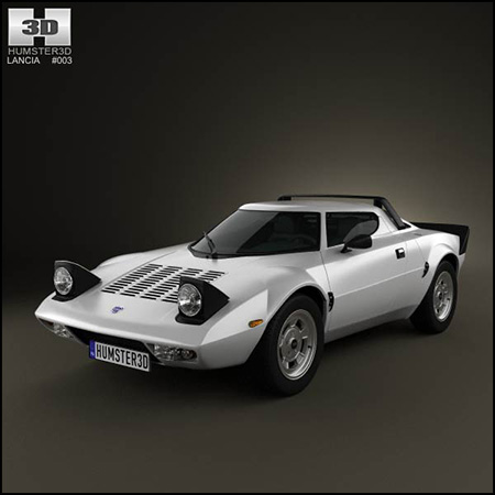 蓝旗亚·斯特拉托斯（Lancia Stratos）1972-1974 汽车素材之家精选3D模型