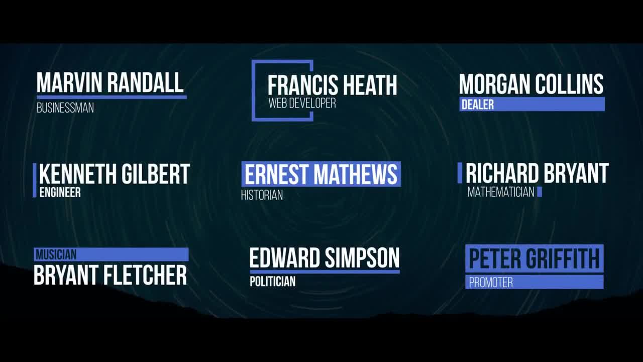 设计独特的9个大气简洁标题字幕条动画素材库推荐PR模板