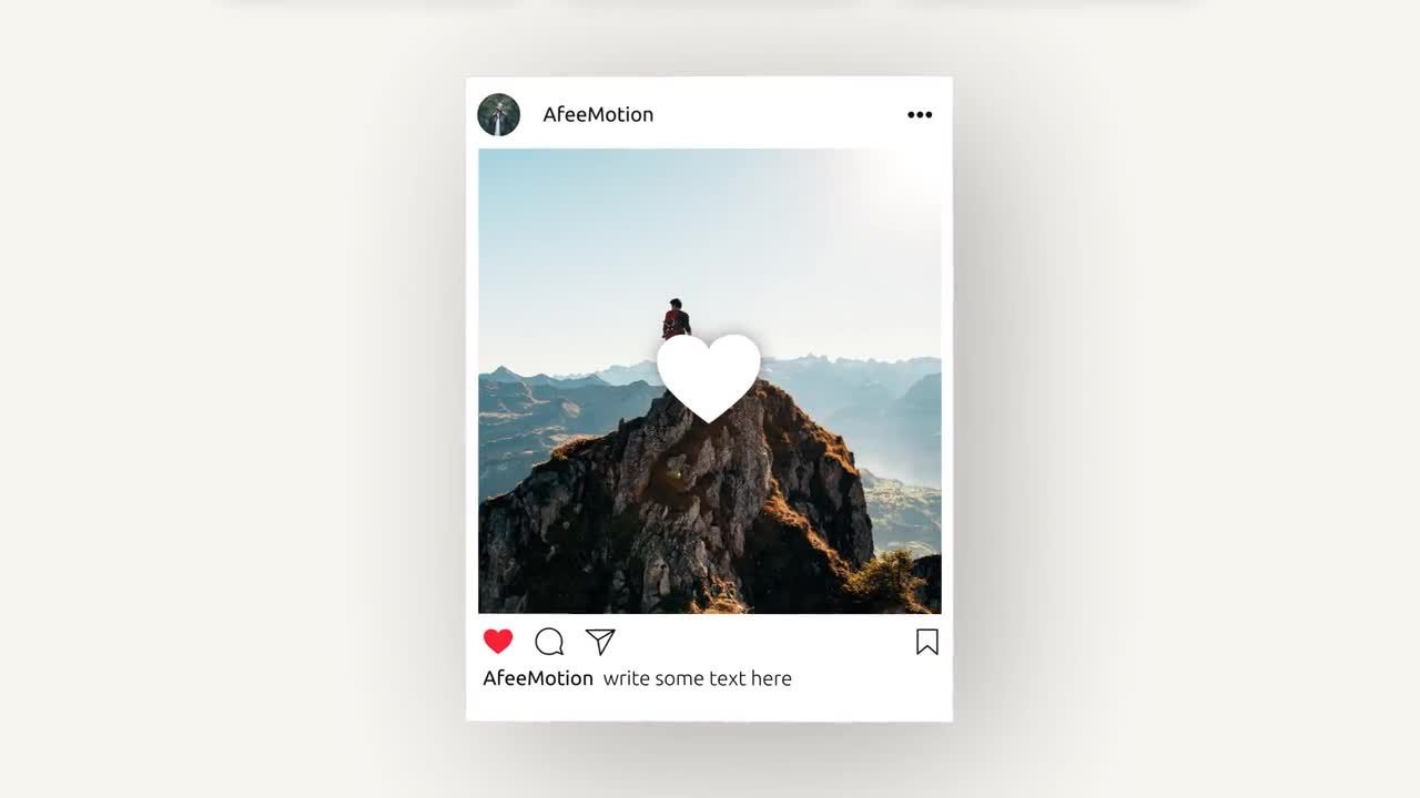 3D立方体效果Instagram促销素材库精选AE模板