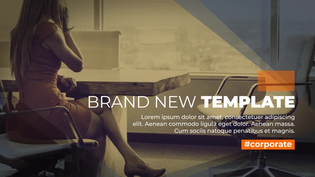 优雅的企业幻灯片4K动画素材库精选AE模板