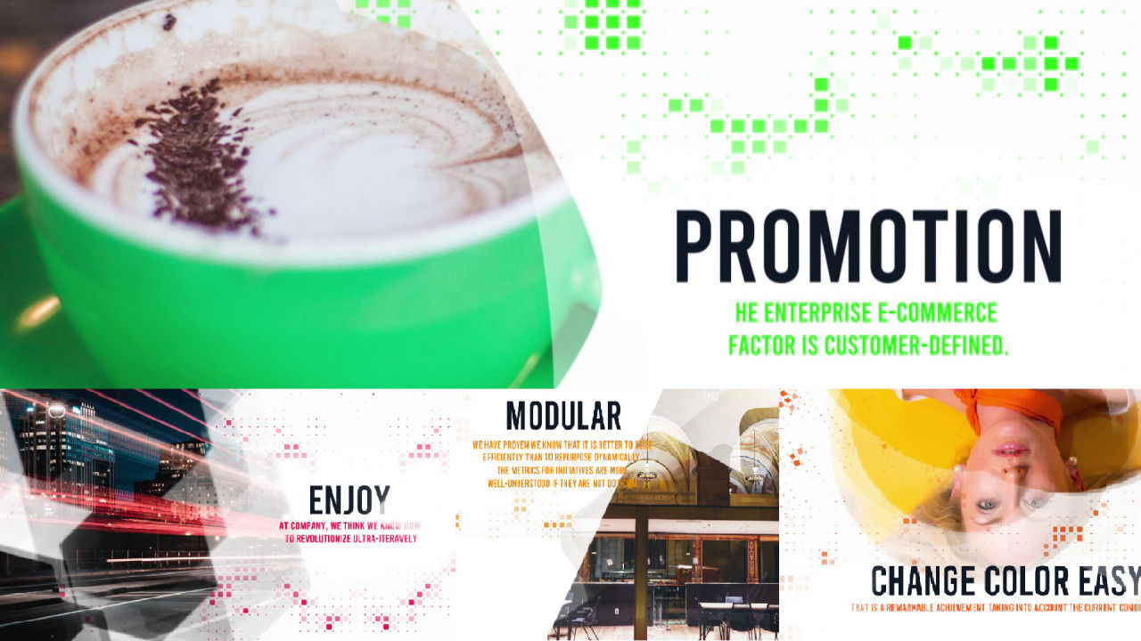 现代企业公司视频开场特效素材库精选AE模板