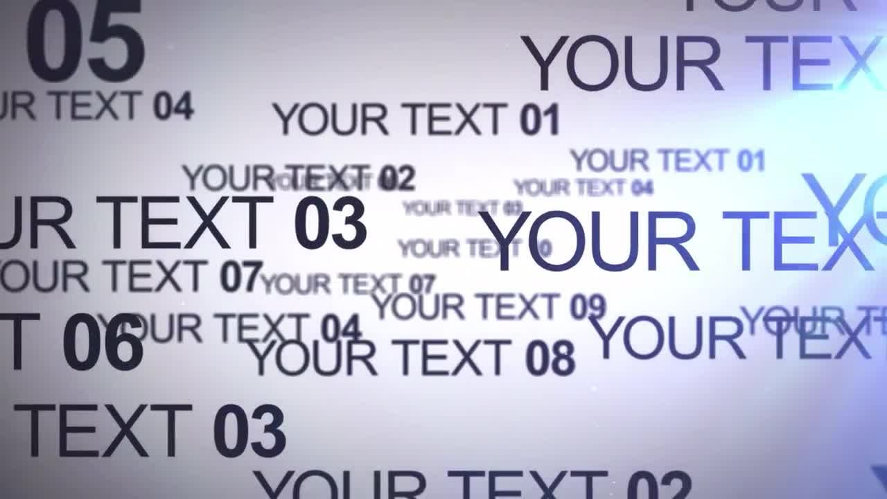 ae动画徽标模板素材