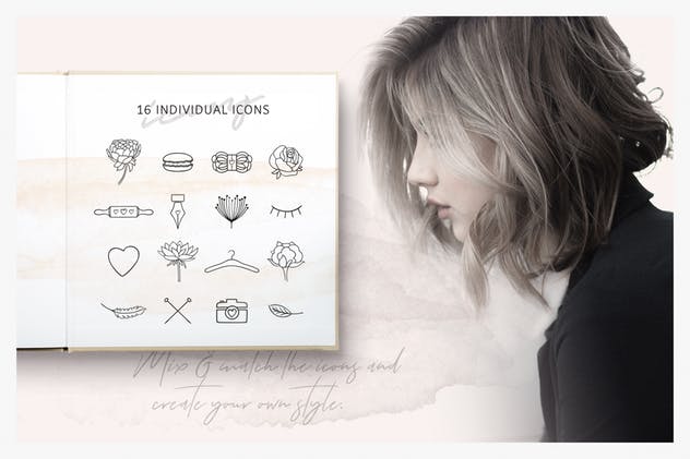 社交新媒体时尚潮流主题广告PSD动画模板v3 ANIMATED Instagram Posts – So Female插图(10)