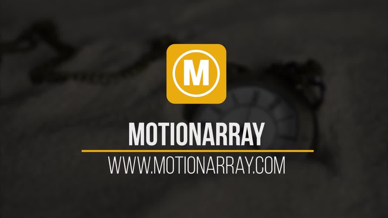 简洁的动画文本徽标设计素材库精选AE模板