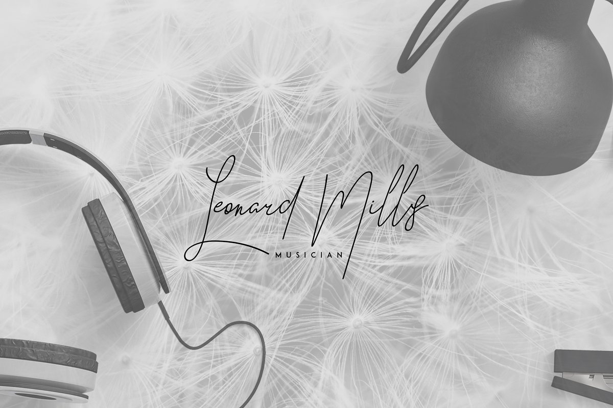 Good Wish Signature font插图4