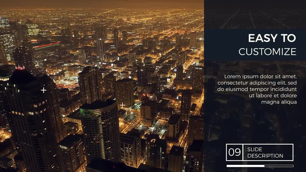 明亮而干净的企业宣传动画开场素材库精选pr模板