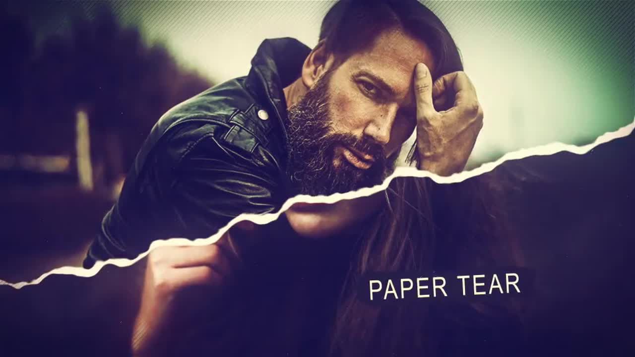 新颖的艺术纸幻灯片素材库精选AE模板