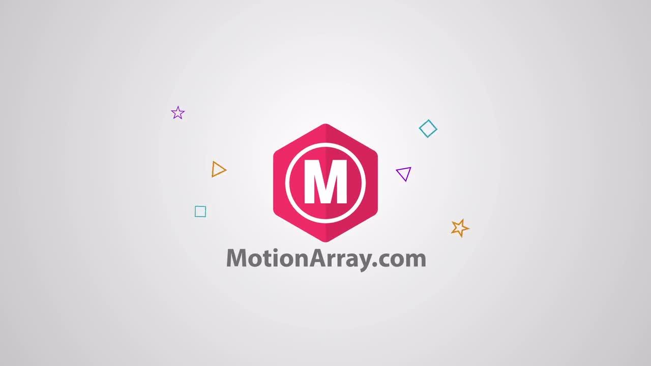 现代有趣动感的形状标志素材库精选AE模板