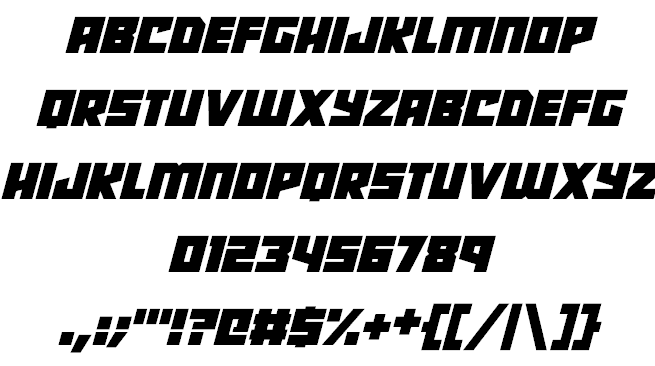 Robot Radicals font插图2