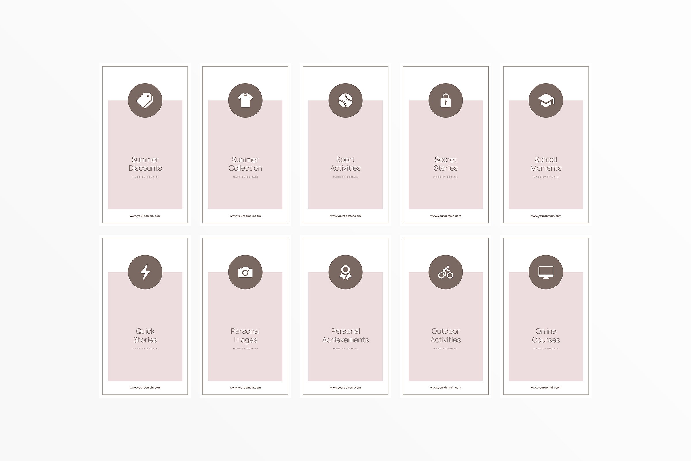 新媒体文章贴图设计模板素材库精选 Austria Instagram Highlights插图(24)