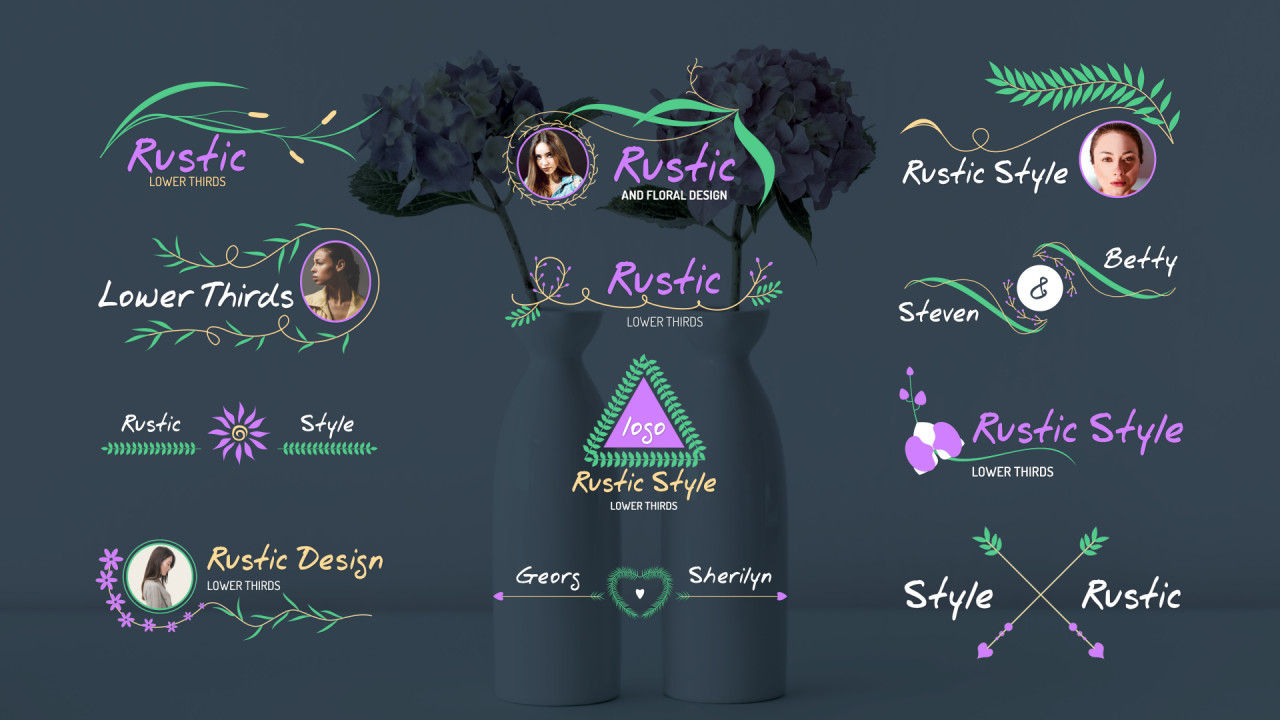 12个质朴的下三分之一动画标题素材库精选AE模板