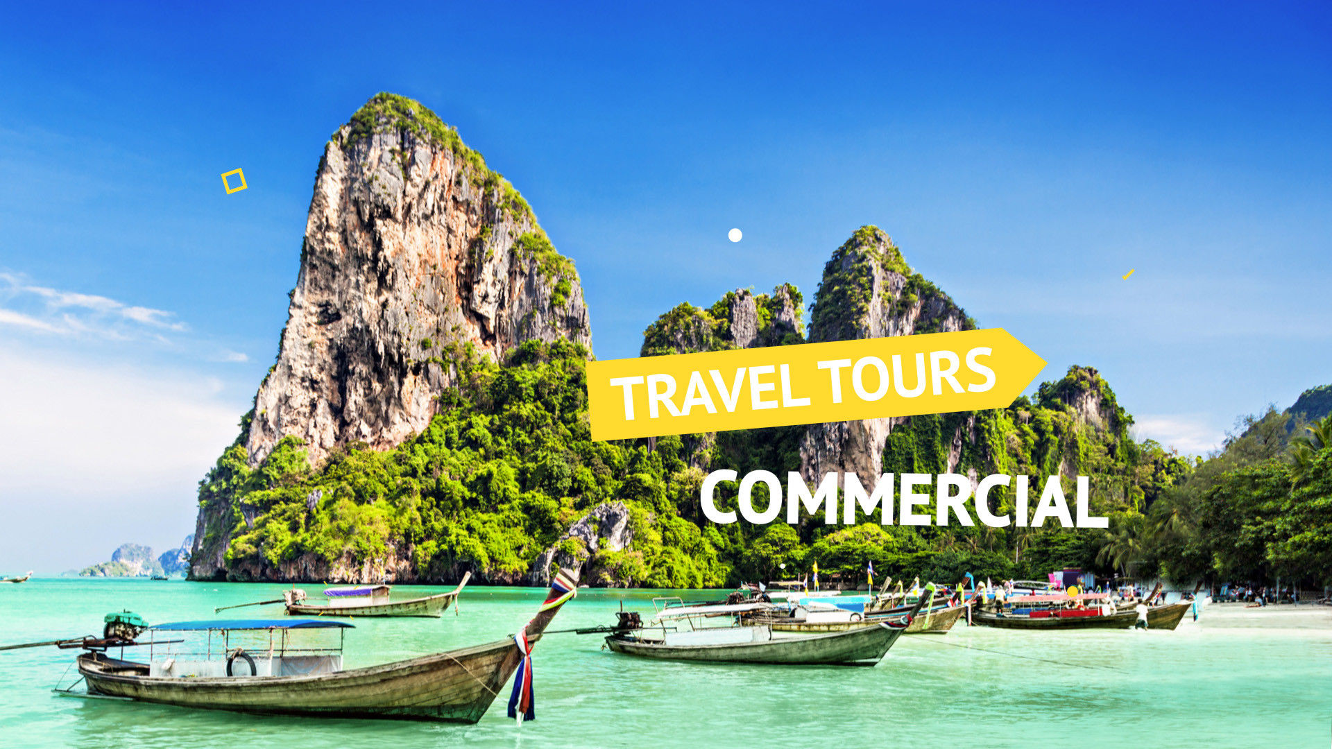 色彩鲜艳的设计商业旅行社专用素材库精选AE模板