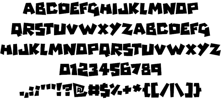 Monsterz font插图1