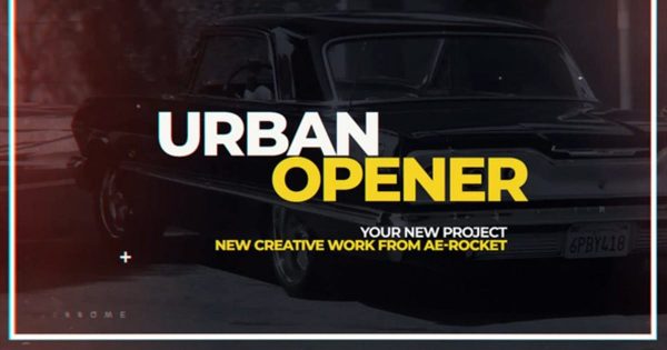 现代动感视频开场素材库精选AE模板 Modern Dynamic Opener