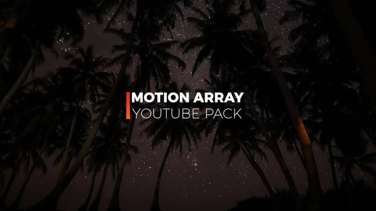 Youtube频道包宣传介绍动画素材库精选AE模板