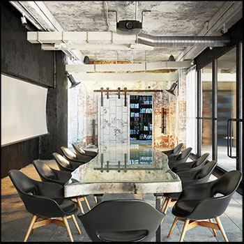 工业会议室室内场景素材之家精选3D模型07