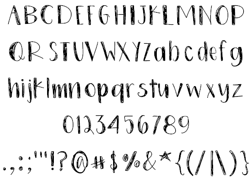 ChalkyChuck font插图1