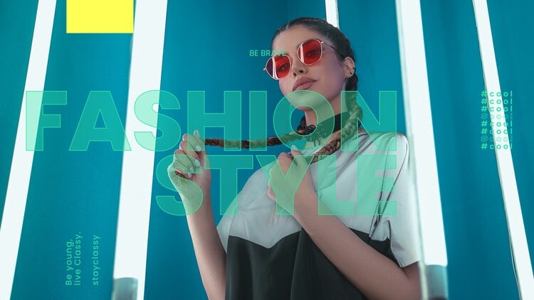 时尚风格开场ae模板