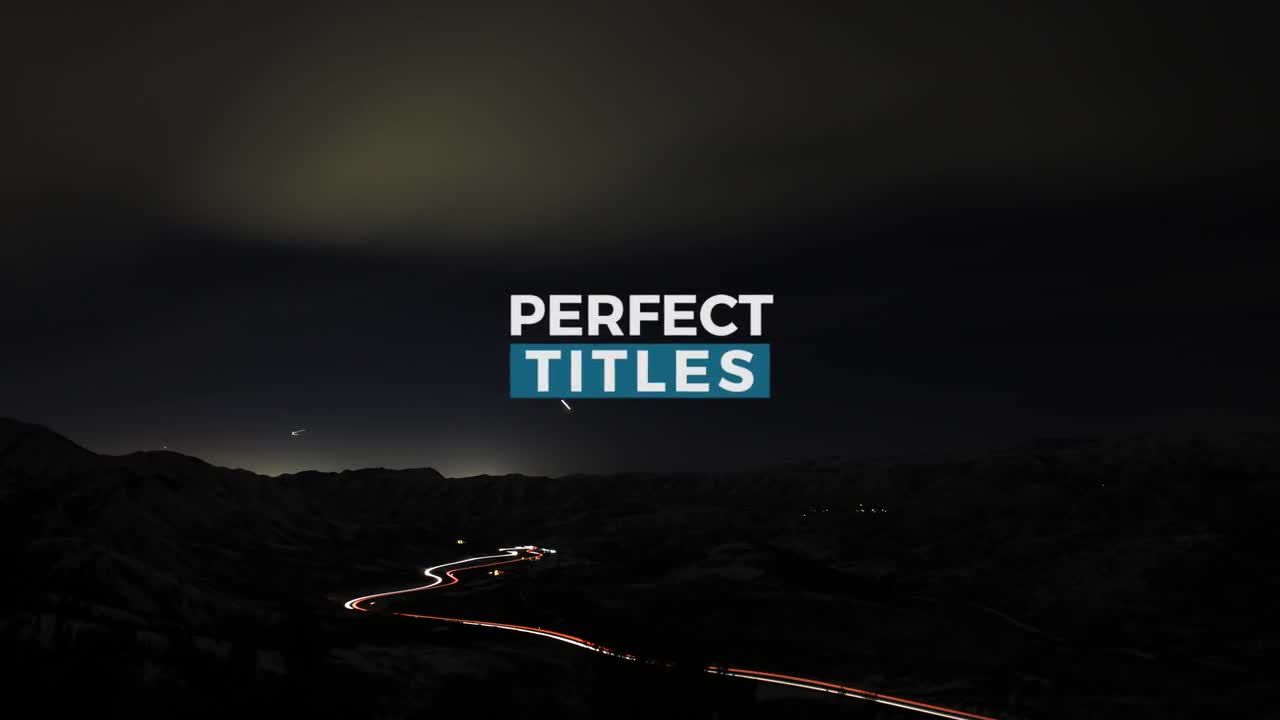 设计精美标题素材库推荐PR模板