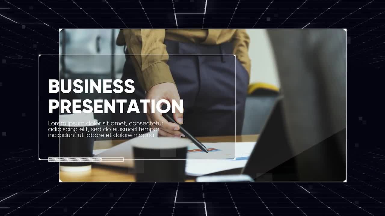 时尚而迷人的数码照片过渡介绍Pr模板