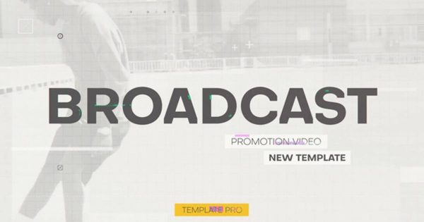 专业动感时尚视频节目AE视频模板 Urban Broadcast