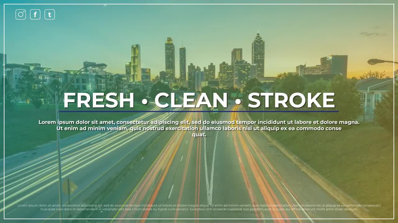 文字整洁和流畅过渡效果的商业素材库精选AE模板