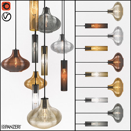 酒吧餐厅悬挂吊灯素材之家精选3D模型