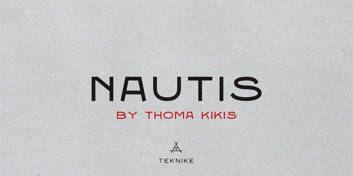 Nautis Font Family素材之家精选英文字体