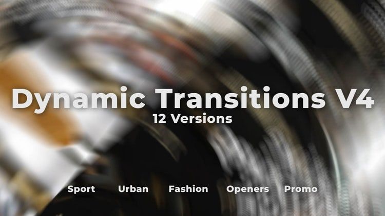 12个独特动画过渡素材库精选pr模板