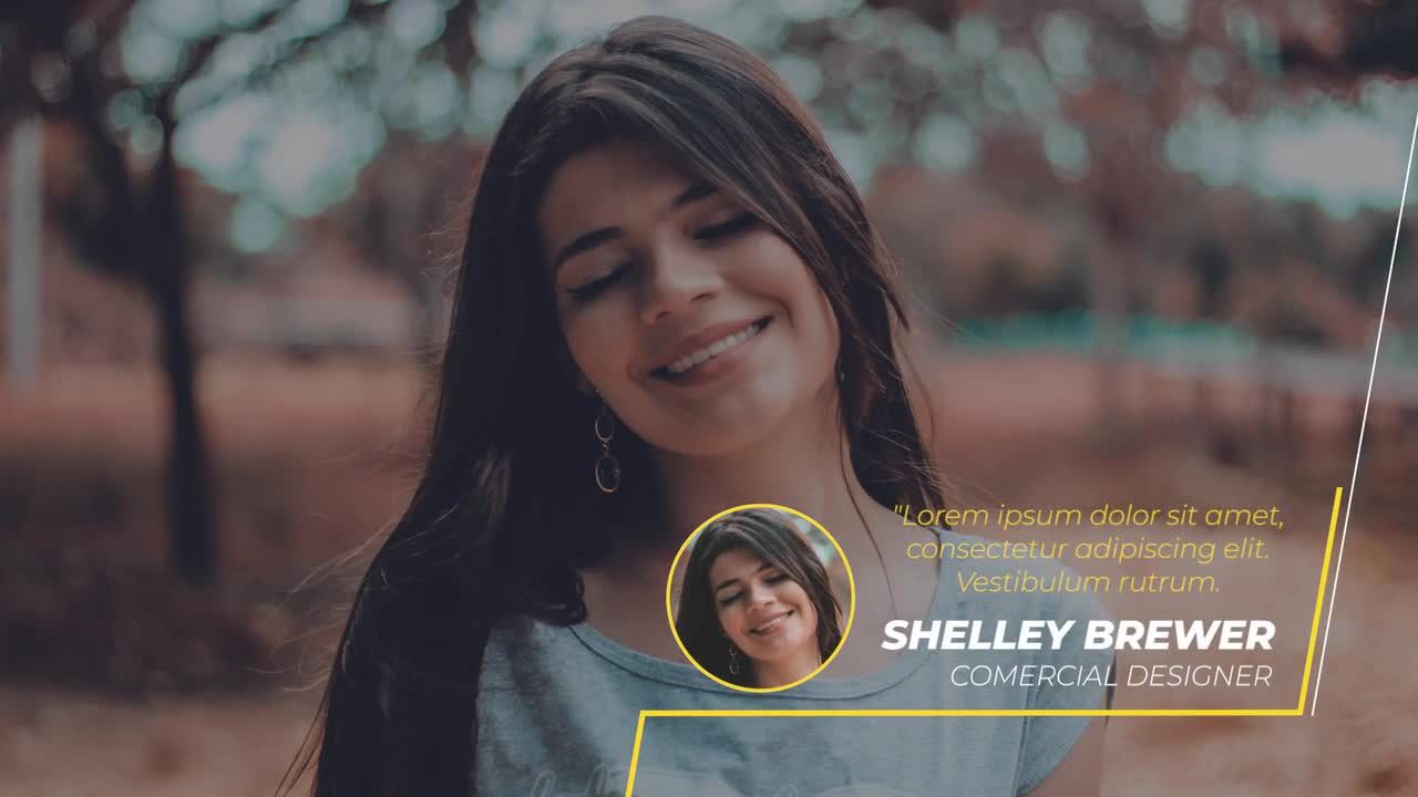 商务线条注释标题企业会议视频展示素材库推荐PR模板