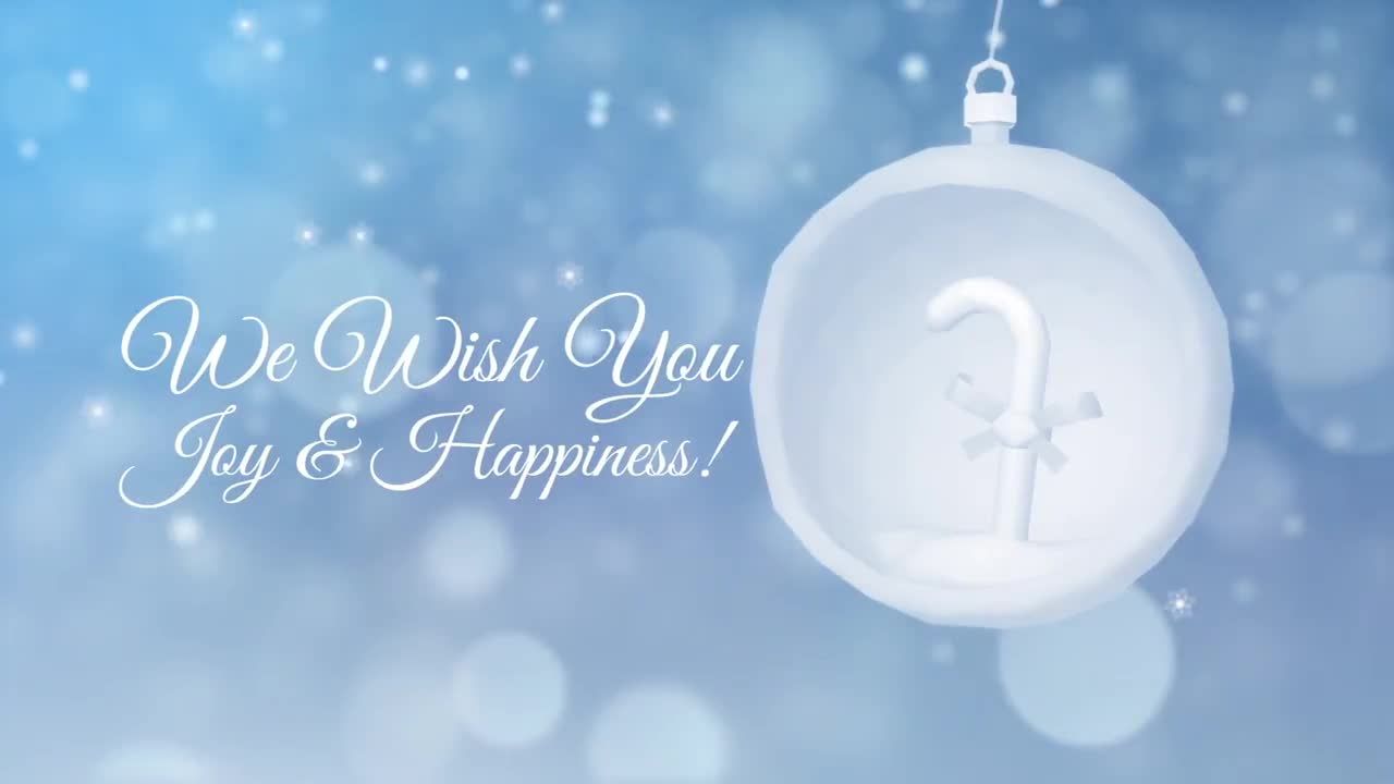 美丽浪漫的冬季圣诞贺节徽标展示素材库精选AE模板