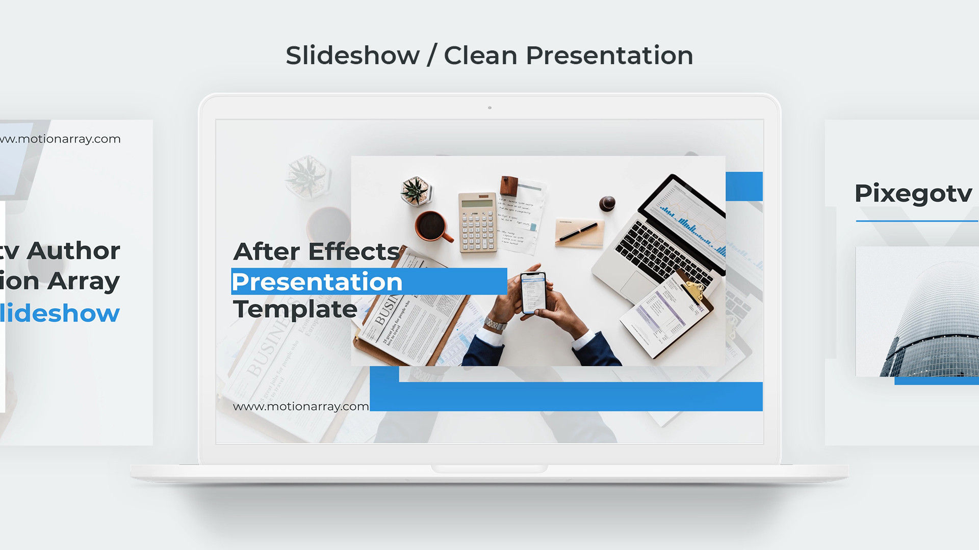干净的外观企业幻灯片动画素材库精选AE模板