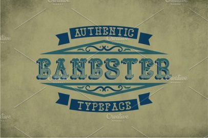Gangster Vintage Label Typeface素材之家精选英文字体