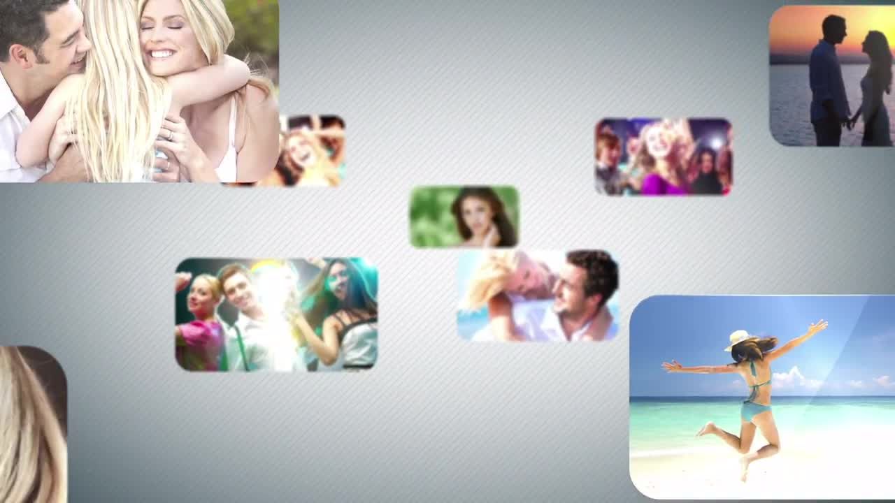 旅游照片徽标显示素材库精选AE模板