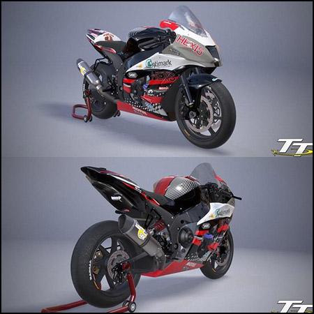 Kawasaki ZX-10R川崎摩托车素材之家精选3D模型